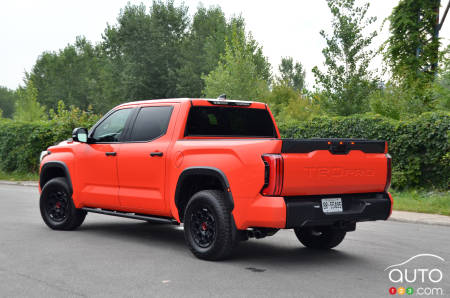 2022 Toyota Tundra TRD Pro, rear