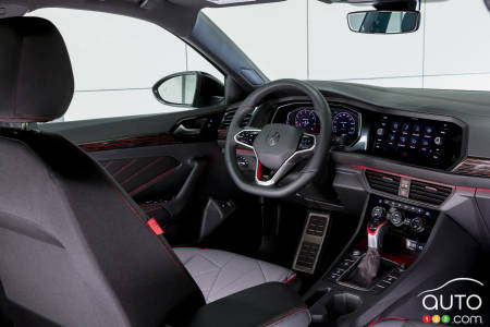 Interior of 2024 Volkswagen Jetta GLI 40th Anniversary Edition