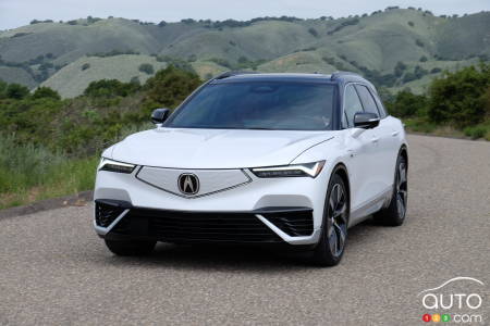 The 2024 Acura ZDX Type S, in white