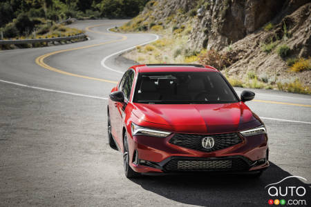 Acura Integra A-Spec 2023, de haut