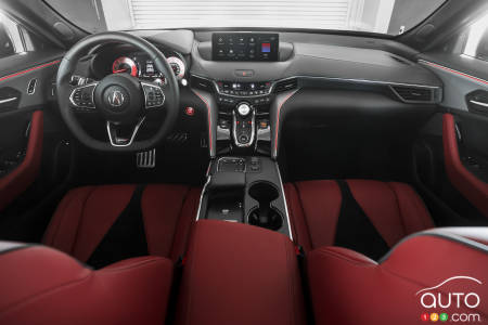 Acura TLX Type S 2021, intérieur