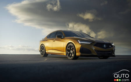 Acura TLX Type S 2021, trois quarts arrière