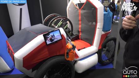 The inflatable electric car