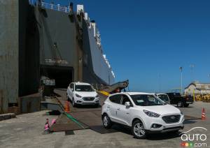 First Hyundai Tucson FCEV shipment arrives in Vancouver