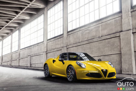 Detroit 2015: première mondiale pour l’Alfa Romeo 4C Spider 2015