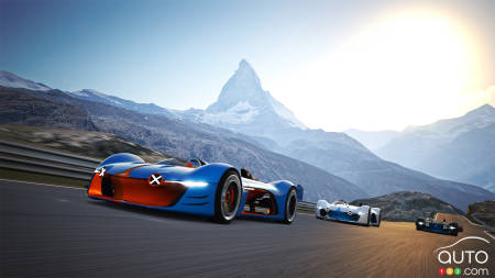 Voici l’Alpine Vision Gran Turismo, versions réelle et virtuelle
