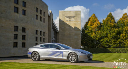 Voici le concept Aston Martin RapidE, 100 % électrique
