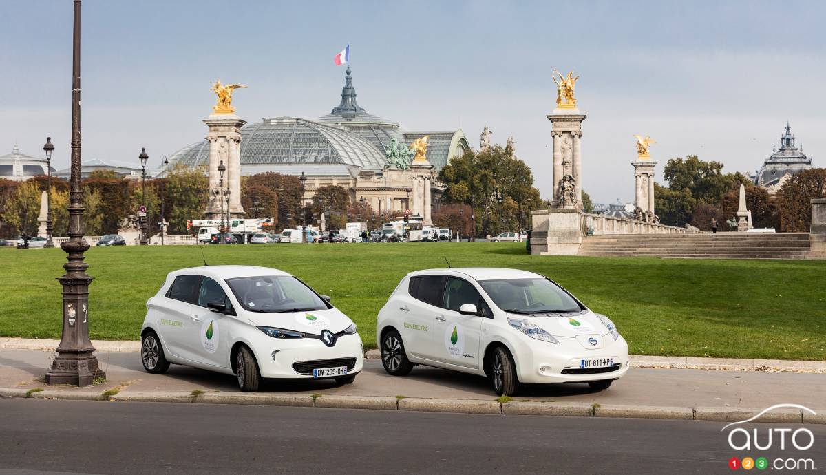 Des véhicules 100 % électriques Renault-Nissan à Paris Climat 2015