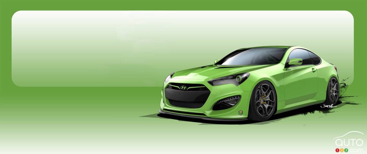 Hyundai Genesis Coupe TJIN Edition announced for SEMA