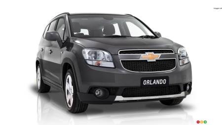 Un rappel touche 10 427 Chevrolet Orlando 2012 à 2014 au Canada
