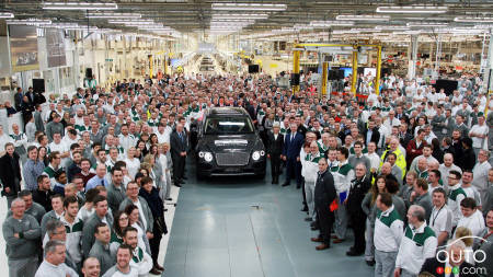 First Bentley Bentayga rolls off the assembly line
