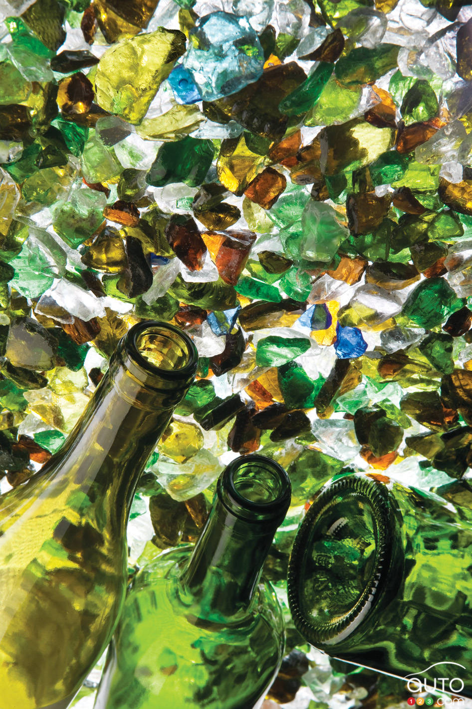 Bientôt du verre recyclé dans la fabrication de l’asphalte?