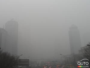 Le smog prend des proportions catastrophiques à Pékin