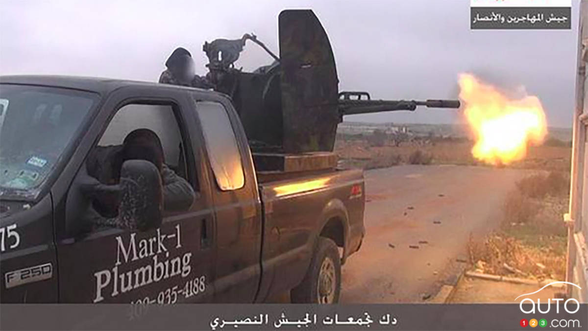 One man loses his F-250 to Syrian rebels, sues Ford dealer