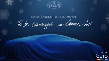 Bugatti vous offre ses meilleurs vœux… et un aperçu de la Chiron