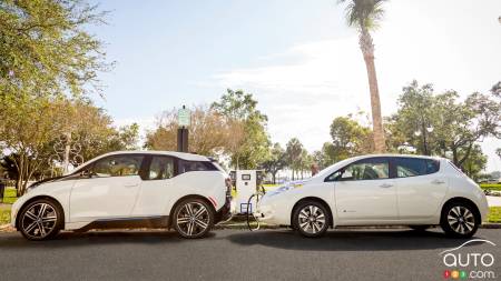 Des stations de recharge signées Nissan et BMW dans 19 États américains