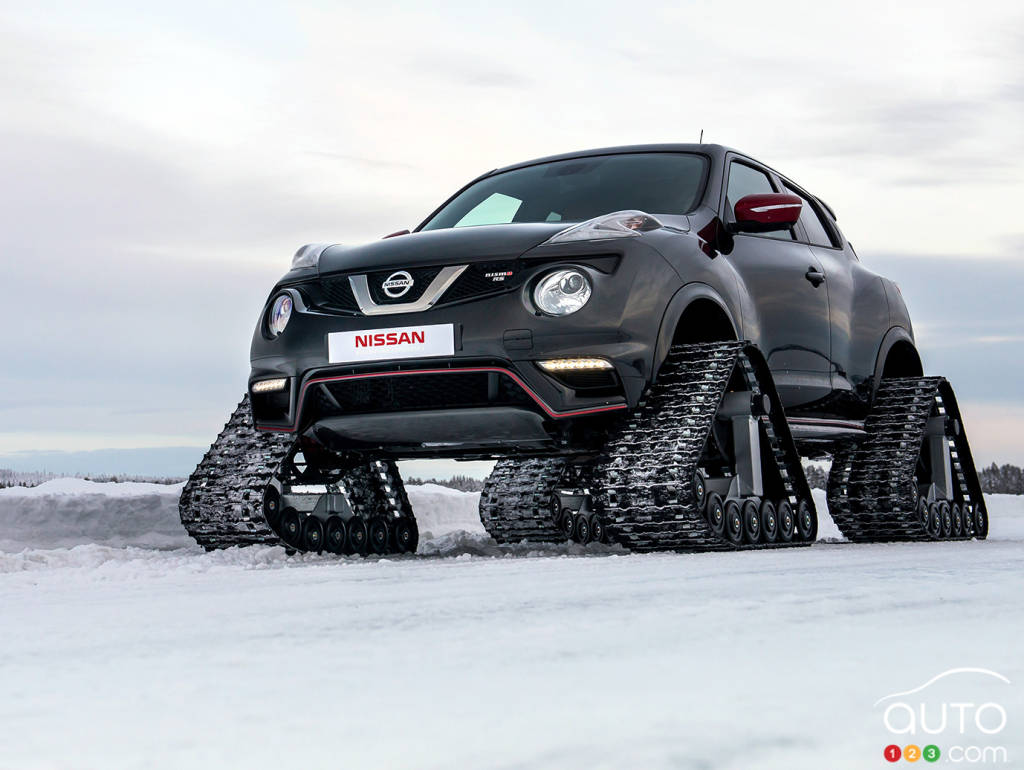 Nissan juke awd on ice #4