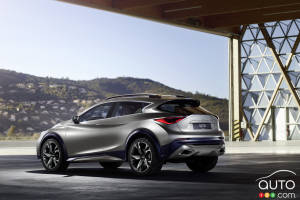 Infiniti shows first complete pic of QX30 Concept