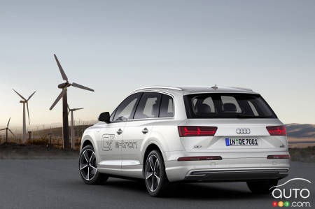Genève 2015 : Audi a dévoilé son Q7 e-tron quattro