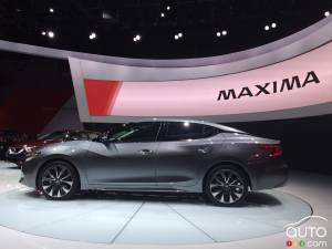 New York 2015 : la Nissan Maxima 2016 se dévoile enfin