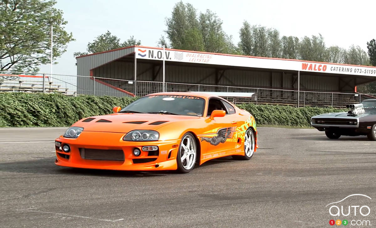 Up for bid: Toyota Supra from The Fast and the Furious