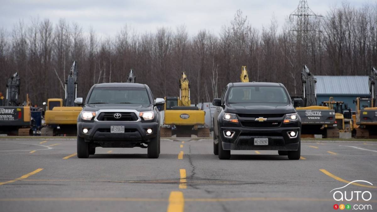 Chevrolet Colorado 2015 contre Toyota Tacoma 2015