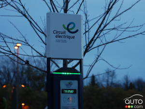 Circuit électrique: la borne de recharge à Montmagny déployée