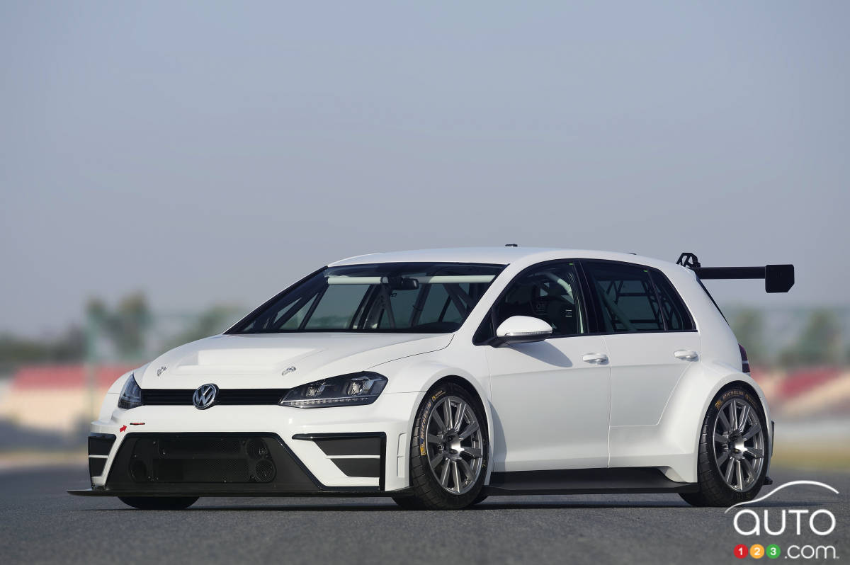 Volkswagen Motorsport présente sa Golf pour les pistes de course!