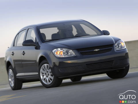Un rappel pour 13 950 Chevrolet Cobalt 2010