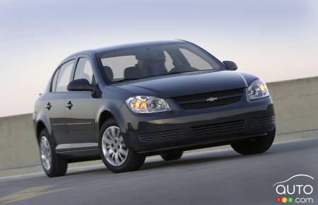 Un rappel pour 13 950 Chevrolet Cobalt 2010