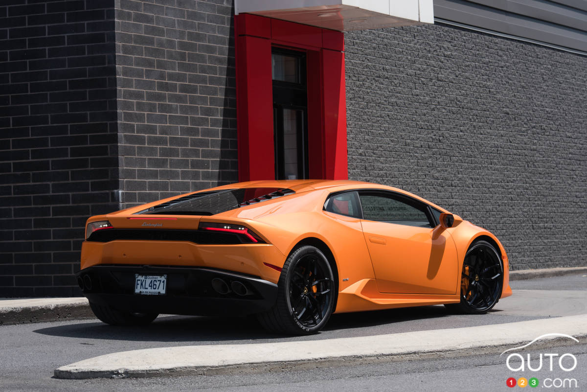 La Lamborghini Huracán ne laisse personne indifférent
