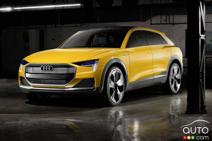 Détroit 2016 : voici le concept Audi h-tron quattro à hydrogène
