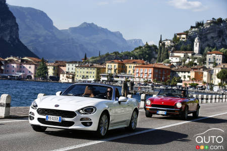 La Fiat 124 Spider a 50 ans; voyez son évolution en images