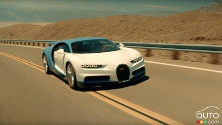 La Bugatti Chiron passe avec succès le test de la chaleur extrême (vidéo)