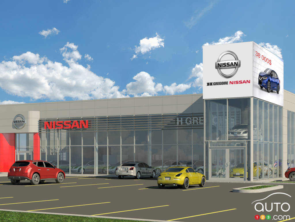 Future Nissan dealership in Laval, Quebec