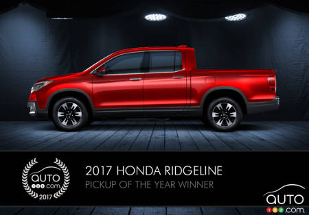2017 Honda Ridgeline is Auto123.com’s Pickup of the Year