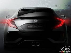 Genève 2016 : voici le concept Honda Civic Hatchback
