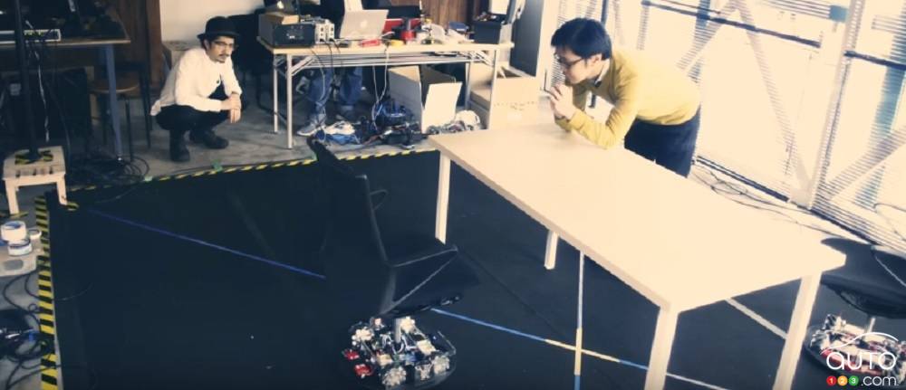 Nissan develops intelligent parking chairs