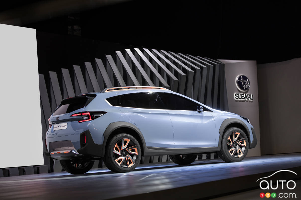 Subaru XV crossover concept previewed at Geneva Motor Show