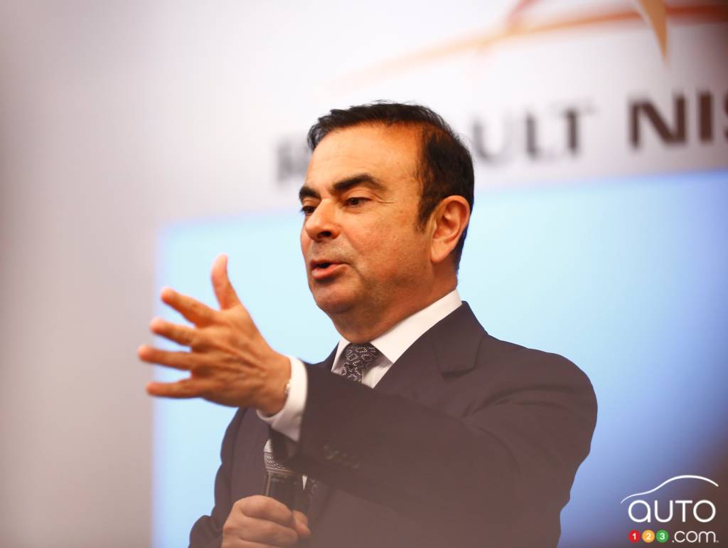 Le PDG de l'Alliance Renault-Nissan, Carlos Ghosn
