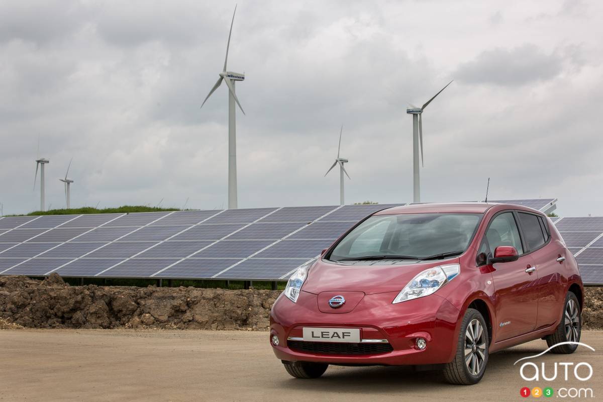 Nissan’s largest euro plant now running on solar and wind power