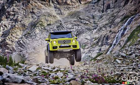 Le Mercedes-Benz G550 4X4 « carré » débarquera aux États-Unis en 2017