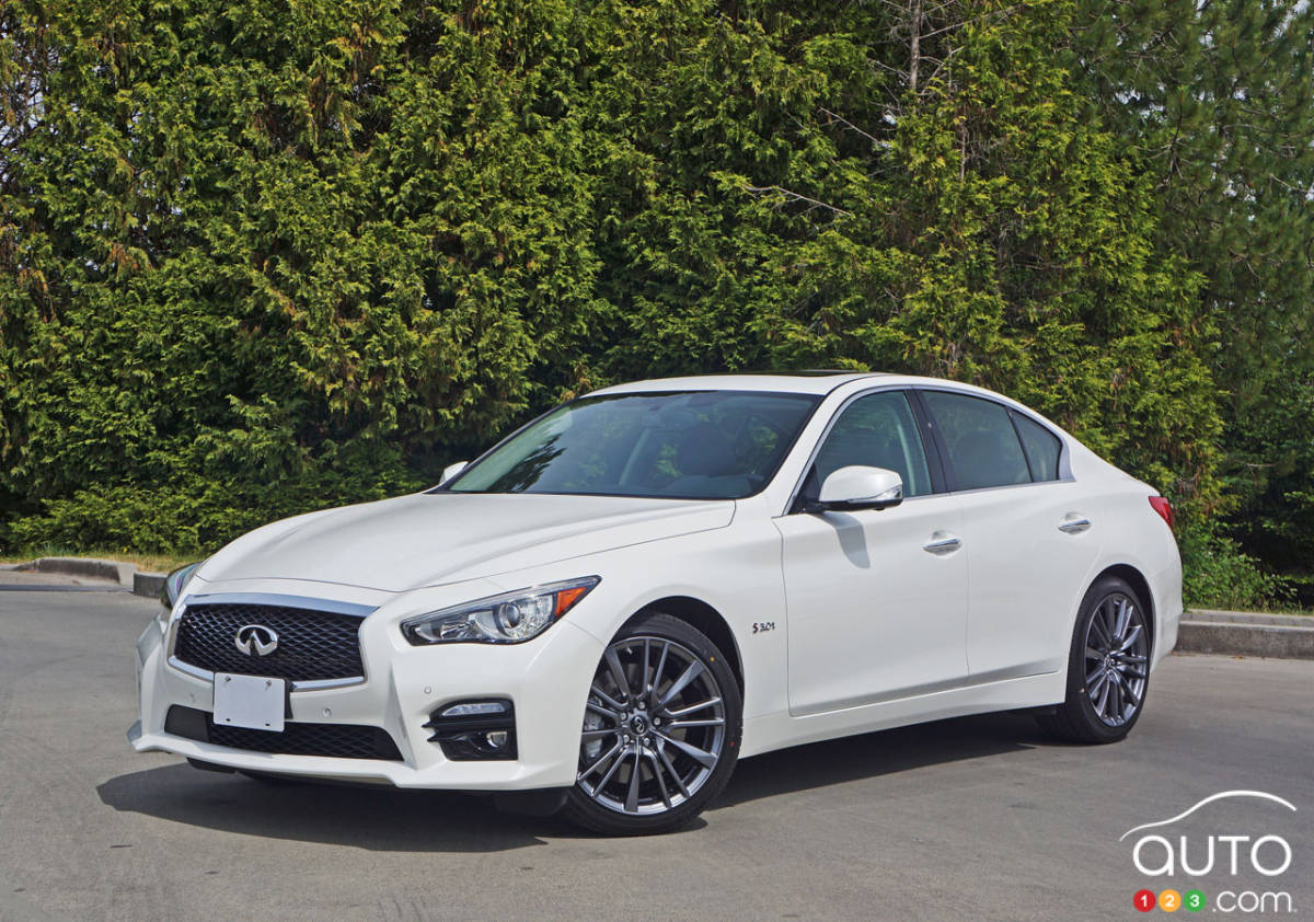 q50 red sport 400 top speed