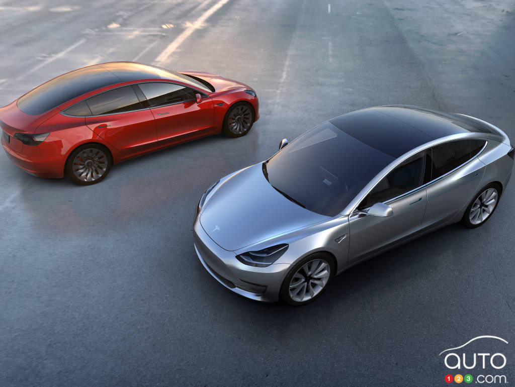 Les nouvelles Tesla Model 3
