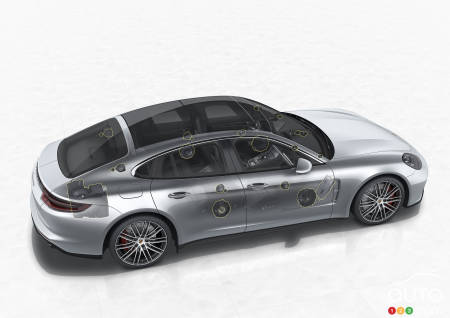 1,455 Watts of High-End Burmester Sound for the New Porsche Panamera!