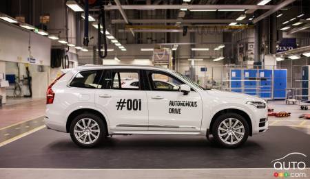 Volvo’s public autonomous driving experiment kicks off