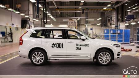 Volvo amorce ses tests publics de voitures autonomes