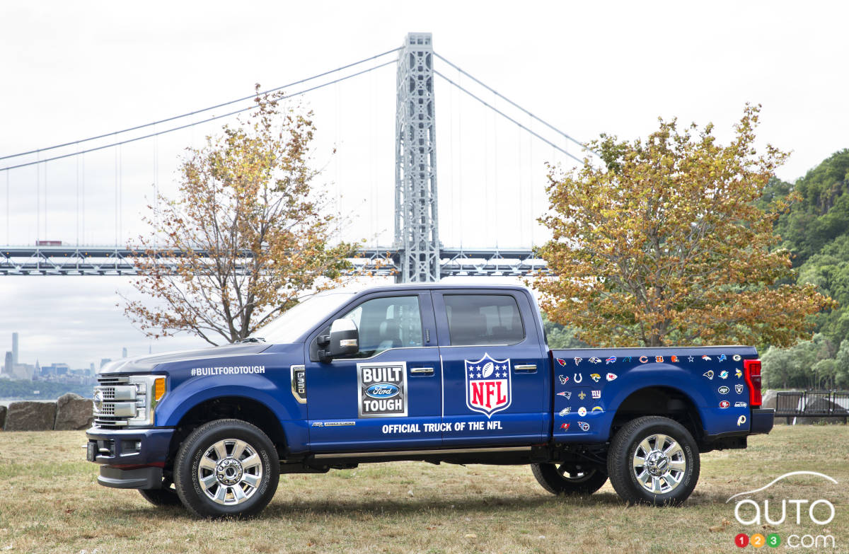 Ford FSeries is the new Official Truck of the NFL Car News Auto123