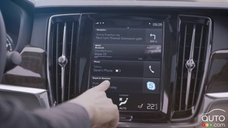The 90 Series from Volvo to Feature Skype for Business