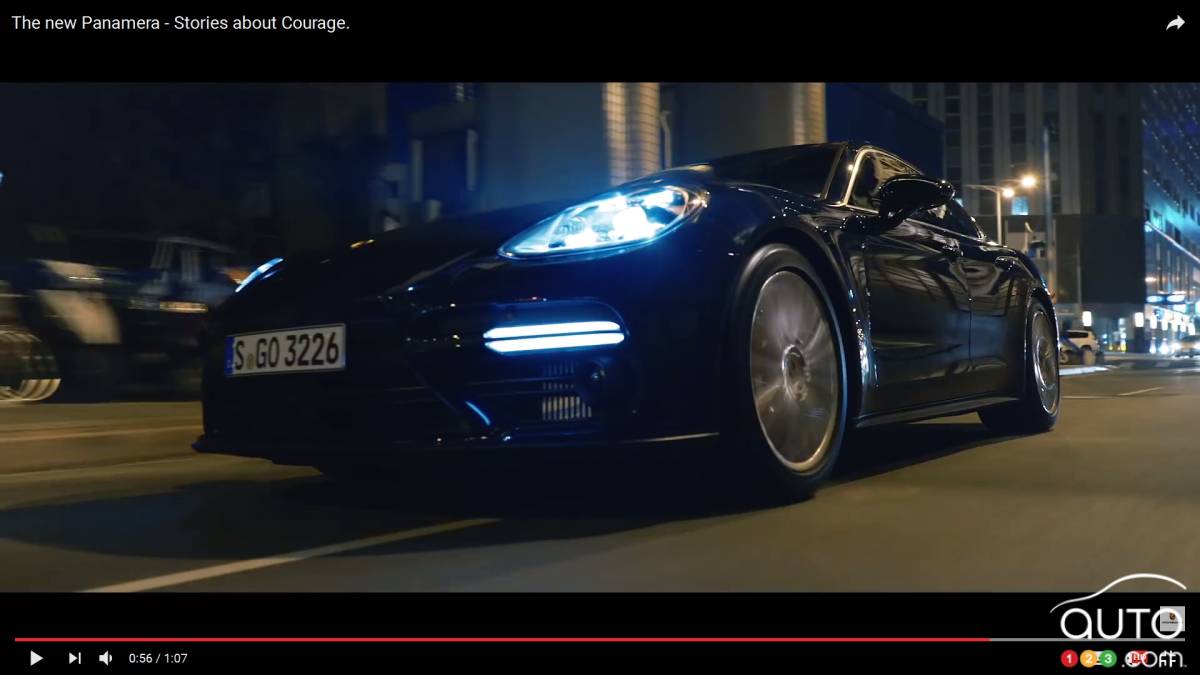 The new 2017 Porsche Panamera and stories of courage (videos)